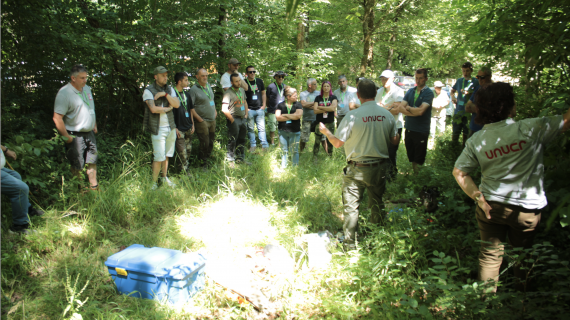 Les stagiaires de l’UNUCR suivent une formation très complète sur 3 jours. Crédit : UNUCR
