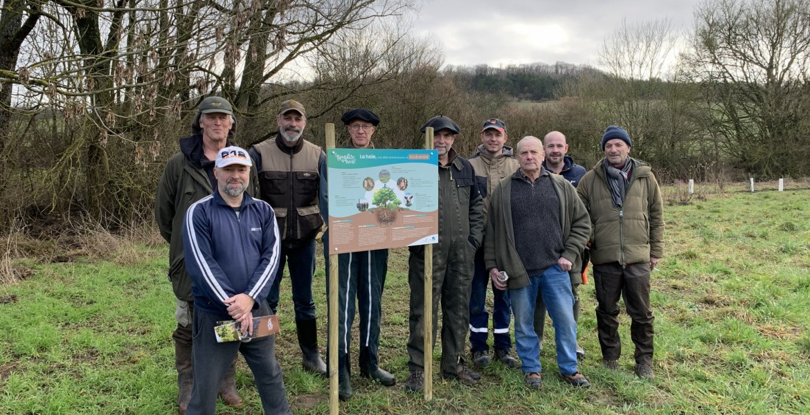 Plantation Salmagne. Crédit : FDC 55